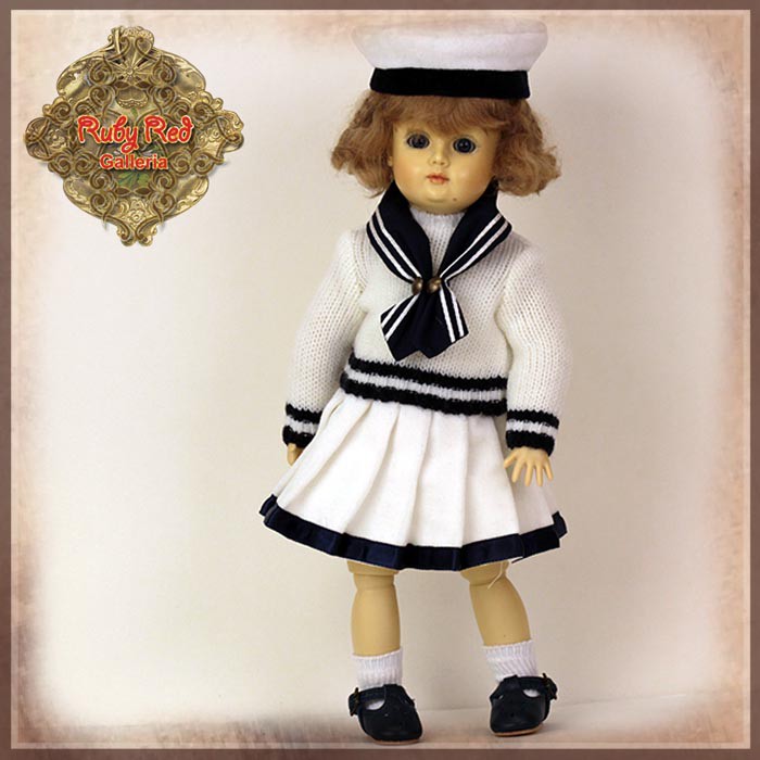 Sailor Outfit for 11.5" Bleuette Doll (EC0074A)
