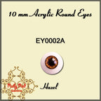 10mm Hazel Misty Acrylic Eyes (EY0002A)