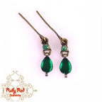 Green Antique Earrings for11.5" Bleuette Doll (EE0010A)
