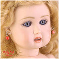 Antique Style Earrings for 11.5" Bleuette Doll (EE0008A)