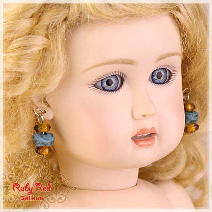 Antique Style Earrings for 11.5" Bleuette Doll (EE0001A)