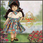 My Floral Bleuette Pattern Package for 11.5" Bleuette Doll (EP0001B)