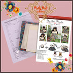 My Floral Bleuette Pattern Package for 11.5" Bleuette Doll (EP0001B)