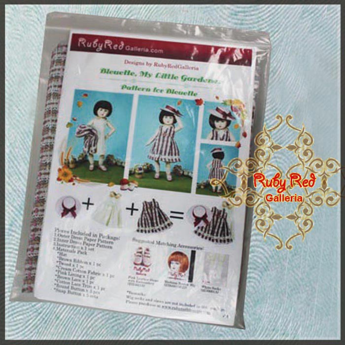 My Little Gardener Pattern Package for 11.5" Bleuette Doll (EP0002A)
