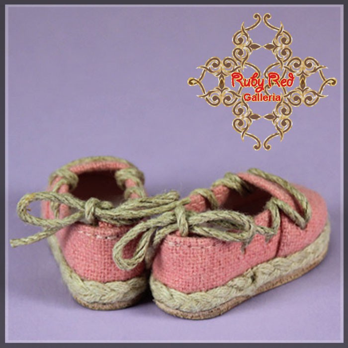 Pink Canvas Shoes for 11.5" Bleuette Doll (EH0040A)