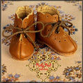 Brown Leather Short Boots for 11.5" Bleuette Doll (EH0039B)