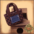 Plaid Fabric Bag for Ten Ping(HZ0023A)