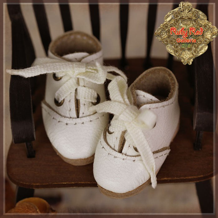 8'' White Real Leather Shoes(HH0026A)