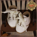 8'' White Real Leather Shoes(HH0026A)