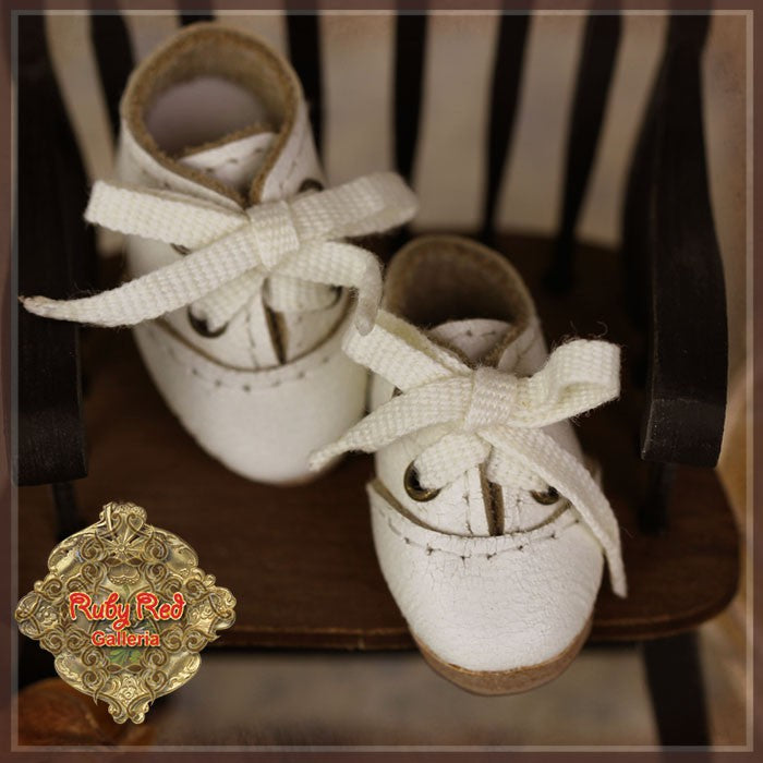 8'' White Real Leather Shoes(HH0026A)
