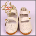 Creamy Yellow Leather Shoes with Embroidery for 11.5" Bleuette Doll (EH0033B)