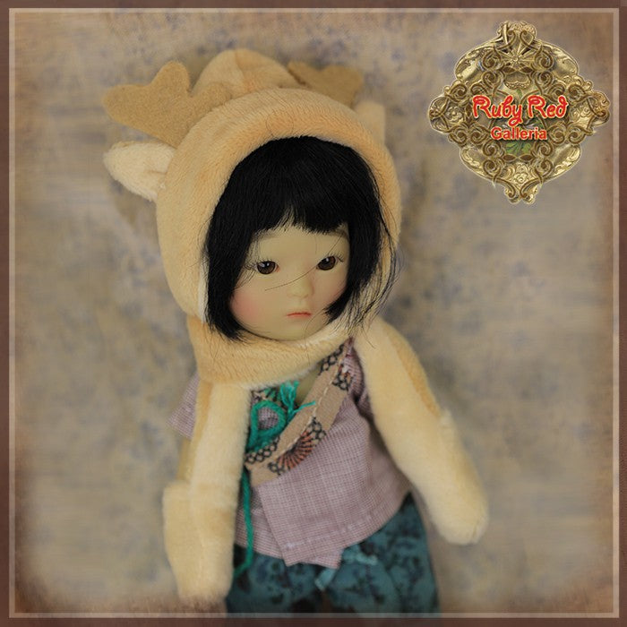 Animal Hat with Gloves for Yu Ping (Beige Version) (HZ0016B)