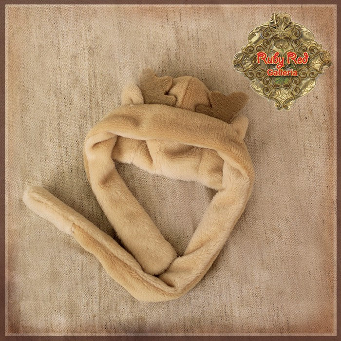 Animal Hat with Gloves for Yu Ping (Beige Version) (HZ0016B)