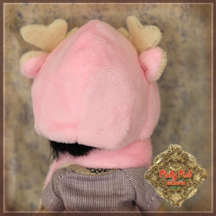 Animal Hat with Gloves for Yu Ping (Pink Version) (HZ0016A)