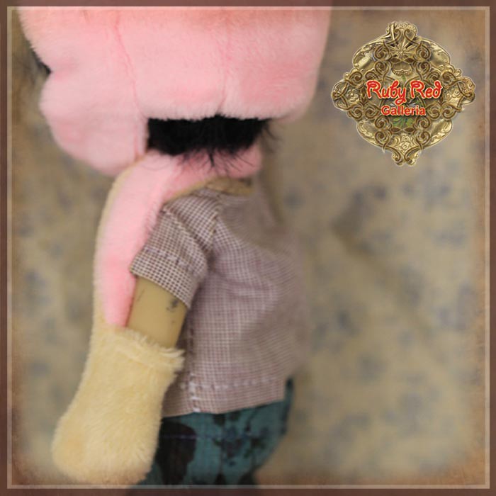Animal Hat with Gloves for Yu Ping (Pink Version) (HZ0016A)