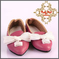Pink Leather Shoes for 11.5" Bleuette Doll (EH0029A)