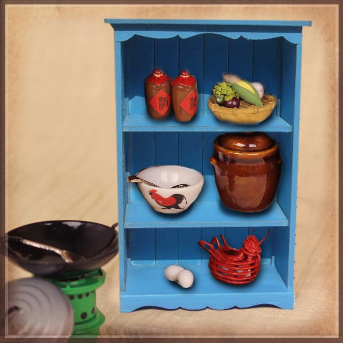 Cooking Utensil Set with Blue Cabinet (HZ0012C)
