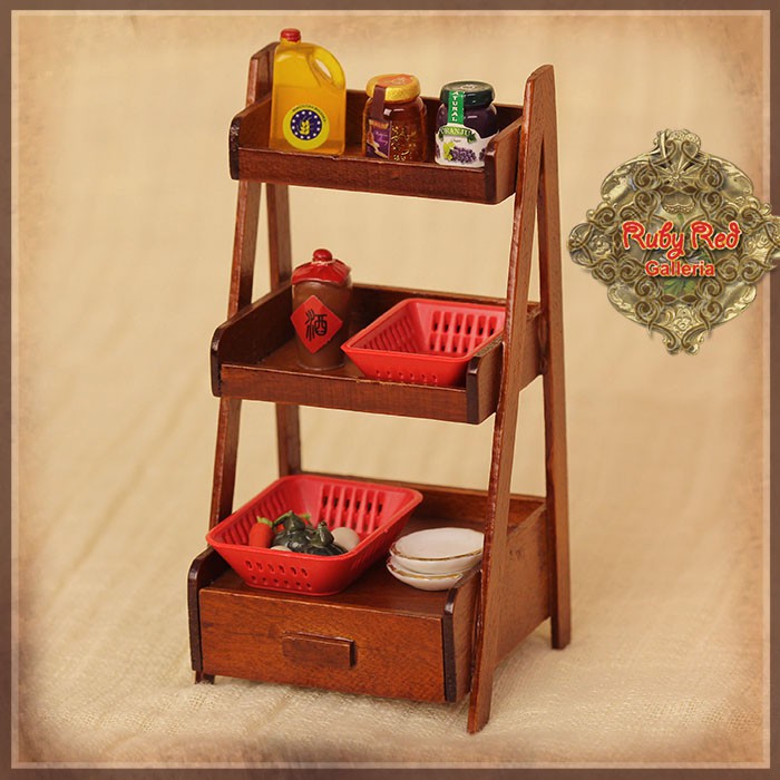 Brown Kitchen cabinet set (HZ0011A)