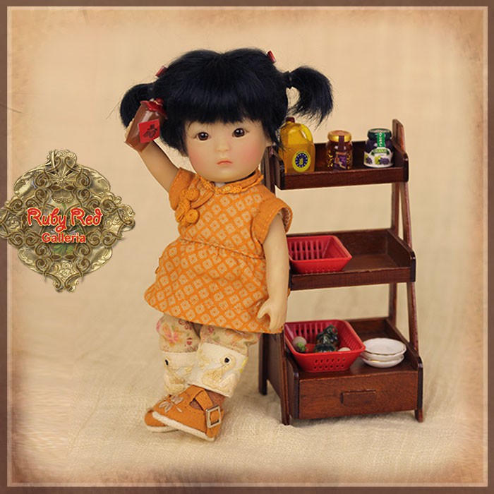 Brown Kitchen cabinet set (HZ0011A)