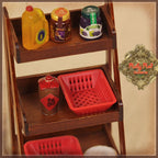 Brown Kitchen cabinet set (HZ0011A)