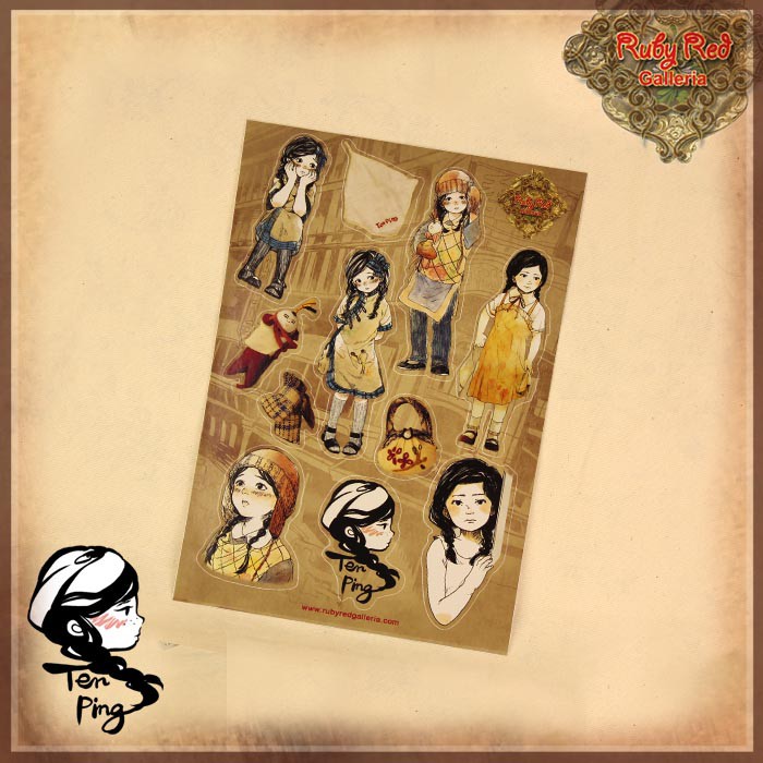 Ten Ping Sticker (HZ0005A)