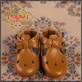 Brown Leather Shoes for 11.5" Bleuette Doll (EH0013A)