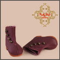 Burgandy Leather Shoes for 11.5" Bleuette Doll (EH0010A)