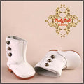 White Leather Shoes for 11.4" Bleuette Doll (EH0009A)