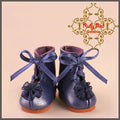 Blue Leather Shoes for 11.5" Bleuette Doll (EH0007A)