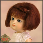 Auburn Brown Mohair Wig for 11.5" Bleuette Doll (ED0020M3)