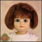 Auburn Brown Mohair Wig for 11.5" Bleuette Doll (ED0020M3)