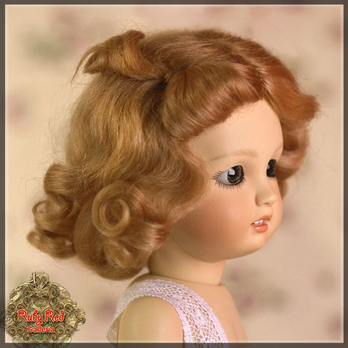 Copper Blonde Mohair Wig for 11.5" Bleuette Doll (ED0017M4)