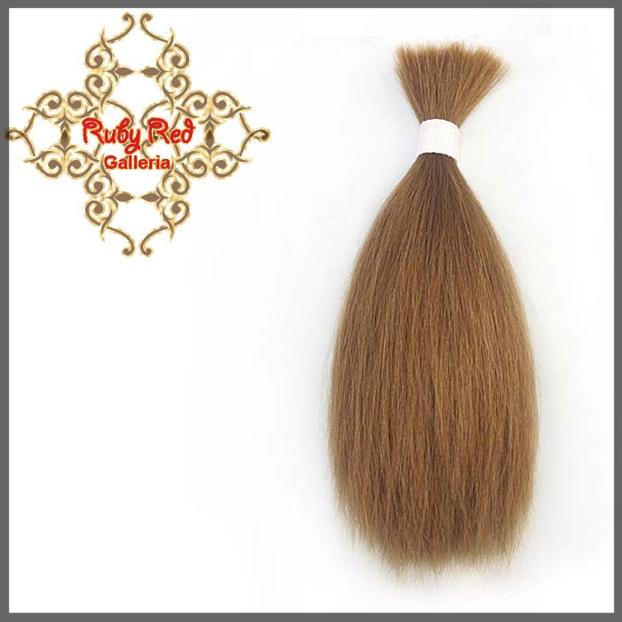 Light Brown Straight NuBorn Mohair 0.25 oz (BD0008SP)