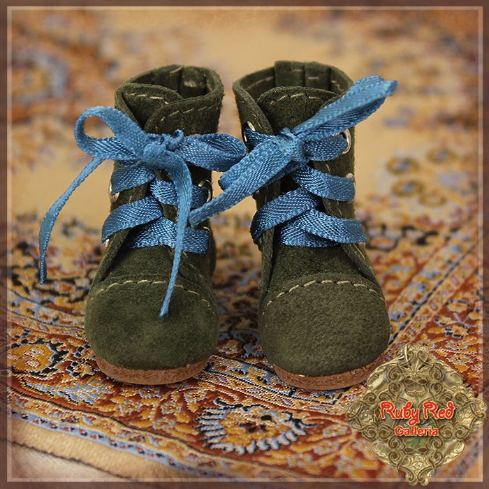 Green Boots for 8" Dolls (HH0033A)