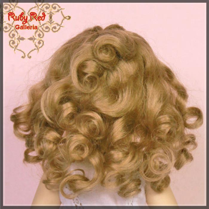 Ash Blonde Mohair Wig for 11.5" Bleuette Doll (ED0014M4)