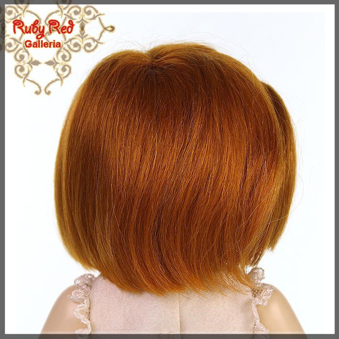 Carrot Red Mohair Wig for 11.5" Bleuette Doll (ED0013M8)