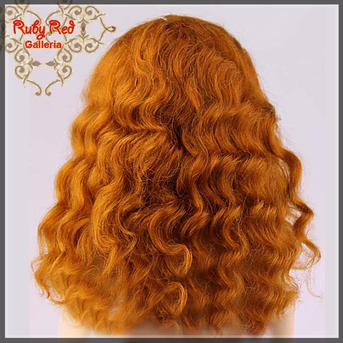 Carrot Red Mohair Wig for 11.5" Bleuette Doll (ED0010M8)