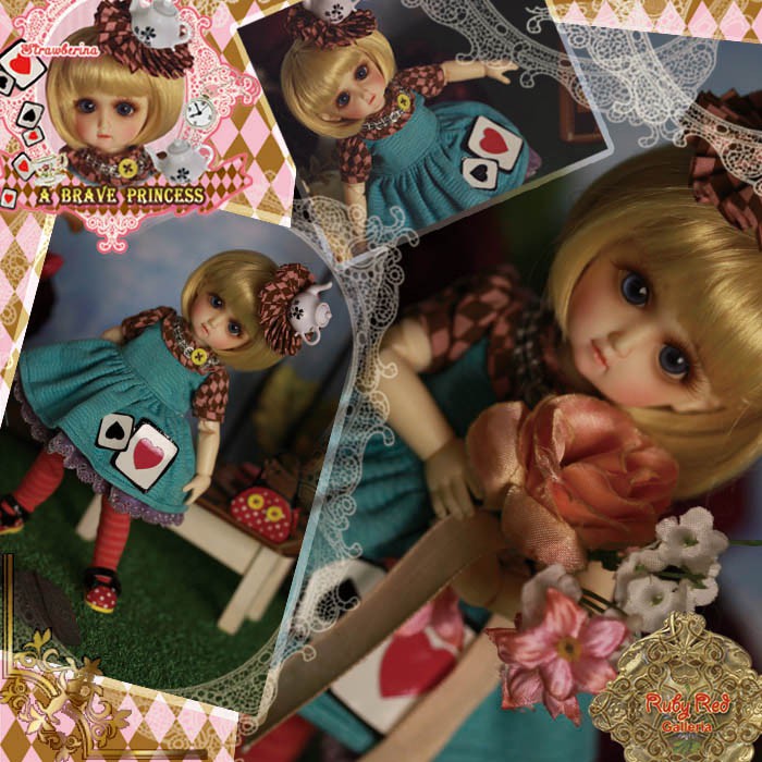 8'' StrawBerina, A Brave Princess (GA0021A)