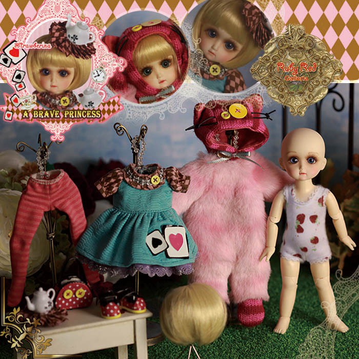 8'' StrawBerina, A Brave Princess (GA0021A)