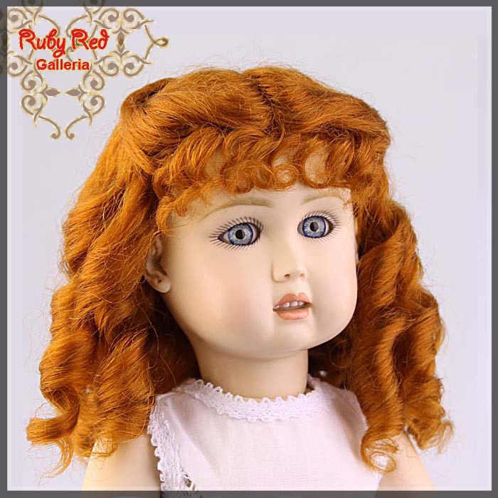 Carrot Red Mohair Wig for 11.5" Bleuette Doll (ED0009M8)
