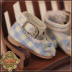 Checker Fabric Shoes for 8" Dolls (HH0034A)
