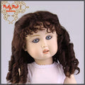 Medium Brown Mohair Wig for 11/5" Bleuette Doll (ED0009M7)