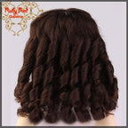 Medium Brown Mohair Wig for 11/5" Bleuette Doll (ED0009M7)