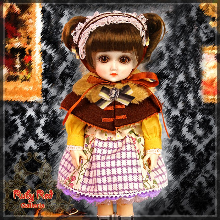 8'' StrawBerina, Miss Furry Caramel (GA0014A)