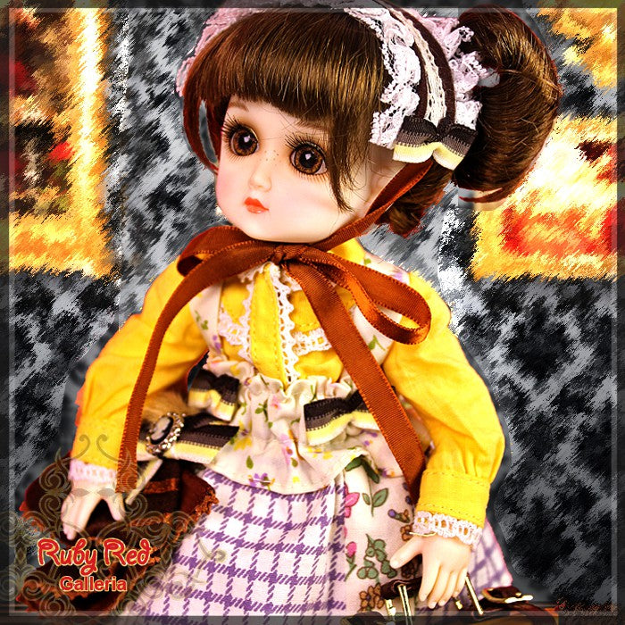 8'' StrawBerina, Miss Furry Caramel (GA0014A)