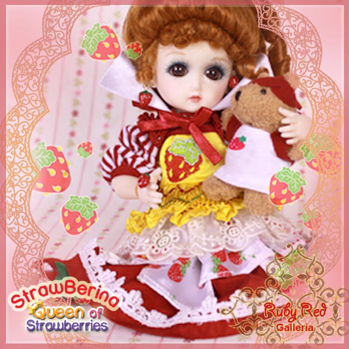 8''StrawBerina, Queen of Strawberries (GA0011A)