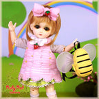 8'' StrawBerina, Flying around with Butterflies (GA0008A)