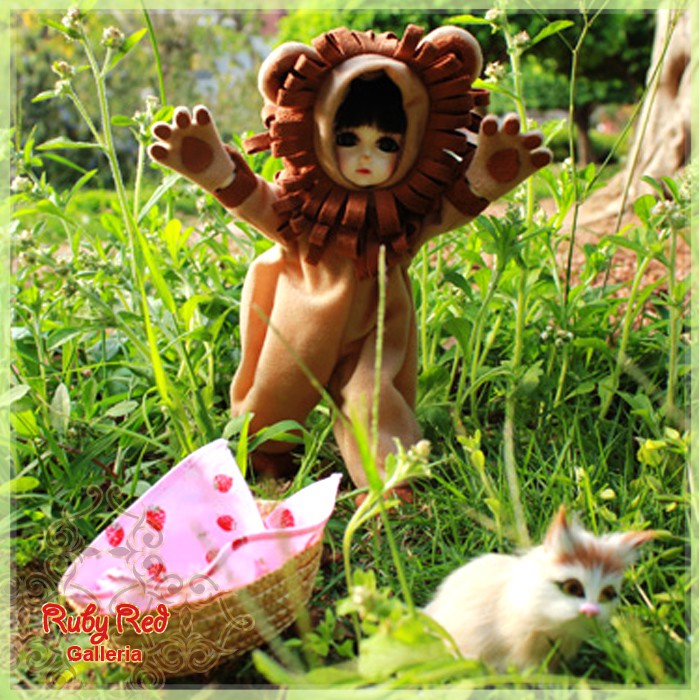 8'' StrawBerina, Mighty Lion & the Cat (GA0007A)