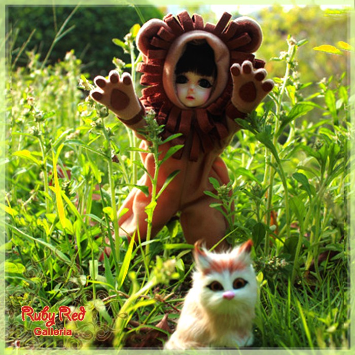 8'' StrawBerina, Mighty Lion & the Cat (GA0007A)