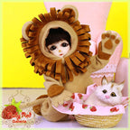 8'' StrawBerina, Mighty Lion & the Cat (GA0007A)